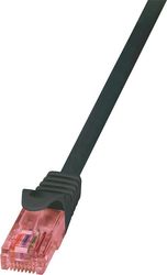 logilink patch cable cat6 u utp bc black 025m primeline photo