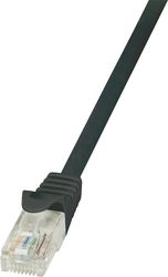 logilink patch cable cat6 u utp black 750m econline photo