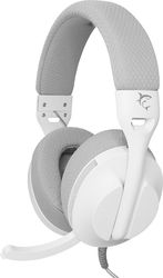 white shark gaming headset gh 2440 for pc ps4 ps5 xbox mac white grey parrot wg photo