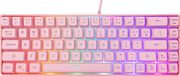 white shark rgb gaming membrane keyboard ronin pink gk 2201p photo