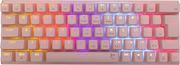 white shark mechanical keyboard us blue switch wakizashi pink gk 002421 photo