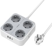 tessan 7 in 1 power strip 4xschuko 2xusb 1xtype c 2m cable ts 302 c photo