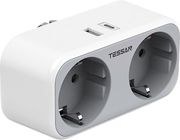 tessan 4 in 1 wall socket 2xschuko 1xtype c1xusb ts ws02de01 photo