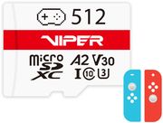 patriot pv512ggm32mcx viper gaming series 512gb micro sdxc v30 a2 pv512ggm32mcx