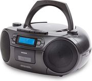 aiwa portable cd mp3 usb tape bt with fm pll radio black bbtc 550bk photo