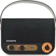 aiwa vintage bt rechargeable portable radio speaker rms 10w rbtu 600 photo