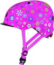 globber kranos elite lights xs s 48 53cm deep pink flowers 507 110 photo