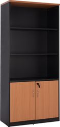 bibliothiki grafeioy epaggelmatiki abelina 80x40x180yekhm201401 se xroma oxia me 2 portes photo