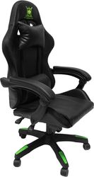 polythrona gaming darren hm120303 mayro prasino pvc nylon 585x100x120yek photo polythrona gaming darren hm120303 mayro prasino pvc nylon 585x100x120yek photo