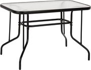 trapezi adam hm502003 metalliko mayro me gyalini epifaneia 110x60x71yek photo