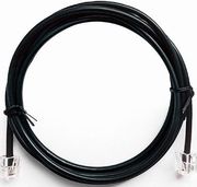 cablexpert telephone cord round 6p4c 2m black tc6p4cr 2m photo cablexpert telephone cord round 6p4c 2m black tc6p4cr 2m photo