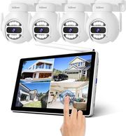 srihome 5mp hd wireless touch nvr with 4 ip cameras nvs010 4ipc047 photo