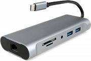 cablexpert usb typec 7in1 adapter hub30 hdmi vga pd card reader stereo audio a cm combo7 01 photo