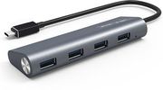 wavlink superspeed usb c to usb 30 4 port aluminum hub wl uh3048c photo