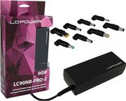 lc power 90watt universal multi range notebook adapter pro series lc90nb pro 2 photo
