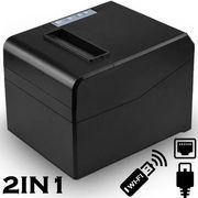 netum 2in1 usb wifi lan thermal receipt printer auto cutter pos printer 80mm nt 8330 wl photo