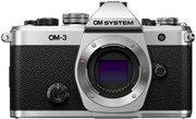 olympus om system om 3 body silver cb usb13 usb cable shoulder strap instruction manual warrant photo