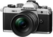 olympus om system om 3 kit silver mzuiko digital ed 12 45mm f40 pro incl lens hood wrapping c photo