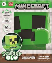 paladone minecraft creeper squishyglo silicone light rechargeable photo