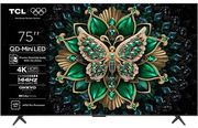 tv tcl 75c6k 75 qd mini led 144hz 4k uhd smart wifi google tv photo