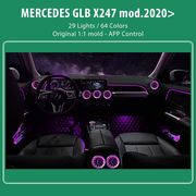 diq ambient 8176 glb e benz x247 mod2020 diq ambient light for mercedes glb 35 lights photo