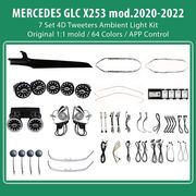 diq ambient 8161 dcq2 benz glc x253 diq ambient light mercedes glc x253 mod2020 2022 7 set 4d kit photo