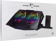 white shark cooling pad gcp 10 2 fans rgb ice shadow photo white shark cooling pad gcp 10 2 fans rgb ice shadow photo