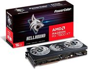 vga powercolor amd radeon rx 7800 xt hellhound oc 16gb gddr6 retail photo