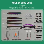 diq ambient audi a4 8k full kit digital iq ambient light audi a4 mod 2009 2016 21 lights photo