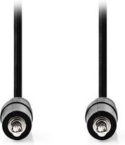 nedis cagl22000bk10 stereo audio cable 35mm male 35mm male 100m black photo