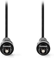 nedis cagl25000bk100 optical audio cable toslink male toslink male 100m black photo nedis cagl25000bk100 optical audio cable toslink male toslink male 100m black photo