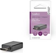 nedis ccgb64915bk usb 32 gen 1 adapter usb c male usb a female 5gbps otg blackp photo