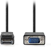 nedis ccgl37301bk20 vga cable displayport male vga male 200m black photo