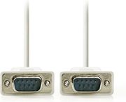nedis ccgl52000iv20 serial cable d sub 9 pin male d sub 9 pin male 2m ivory photo