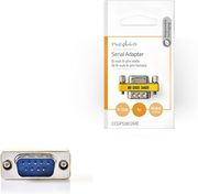 nedis ccgp52812me d sub coupler d sub 9 pin male d sub 9 pin female metal photo