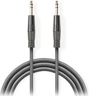 nedis coth23020gy15 stereo audio cable 635mm male 635mm male 150m dark grey photo