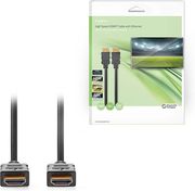 nedis cvgb34060bk100 high speed hdmi cable with ethernet 100m blackc photo nedis cvgb34060bk100 high speed hdmi cable with ethernet 100m blackc photo