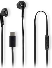 nedis hpwd4024bk wired earphones usb c built in microphone black photo nedis hpwd4024bk wired earphones usb c built in microphone black photo