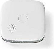 nedis wifids21wt smartlife wi fi smoke detector sensor life cycle 10 years en 14604 85db white photo