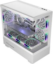 armaggeddon rgb m atx dual chamber gaming case aquaron duplex pro white aquaron duplex pro w photo