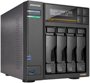 asustor nas lockerstor 4 gen3 as6804t 4 bay 35 4x m2 nvme amd 4 core 16gb ddr5 2x 10 gbe port photo