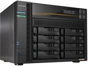 asustor nas lockerstor 8 as6508t 8 bay 35 2x m2 nvme intel 4 core 8gb ddr4 2x10gbe 2x25gbe por photo