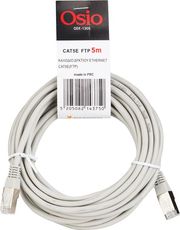 osio oek 1305 kalodio diktyoy ethernet cat5e ftp rj45 se rj45 5m photo osio oek 1305 kalodio diktyoy ethernet cat5e ftp rj45 se rj45 5m photo
