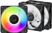 arctic p12 pro a rgb 3 pack 120 mm a rgb pwm fan with cable splitter photo