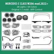 diq ambient 8176 cn benz c w206 digital iq ambient light for mercedes c w206 mod2022 24 lights photo