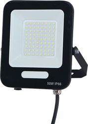 eurolamp proboleas led 50w smd mayros ip66 4000k plus 60cm kalodio photo eurolamp proboleas led 50w smd mayros ip66 4000k plus 60cm kalodio photo