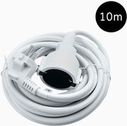 lamtech extension cord with children protection 10m white lam980312