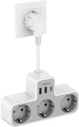 tessan 6 in 1 power strip 3xschuko 2xusb 1xtype c 15cm cable ts 323x c photo tessan 6 in 1 power strip 3xschuko 2xusb 1xtype c 15cm cable ts 323x c photo