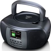 lenco scd 860bk portable dab fm radio with bluetooth cd player and large lcd colour display black photo