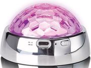 lenco tta 080si record stabiliser with rgb light effects and disco ball in one silver photo lenco tta 080si record stabiliser with rgb light effects and disco ball in one silver photo